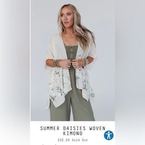 Daisy boho kimono